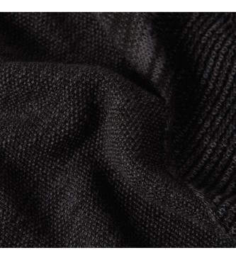 G-Star 3D Biker Full Zip Sweater noir
