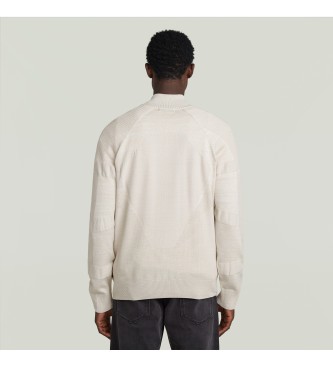 G-Star Jersey 3D Biker Full Zip beige