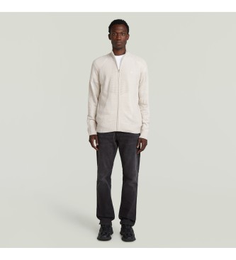 G-Star Jersey 3D Biker Full Zip beige