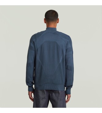 G-Star Pull 3D Biker Full Zip bleu