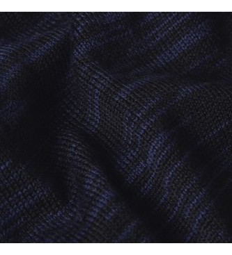 G-Star 3D Biker Knit Slim Full Zip Navy Pullover