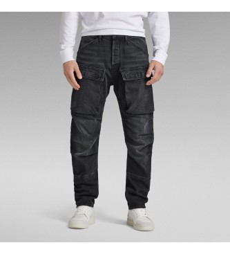 G-Star 3D Tapered Denim Cargo Trousers Black