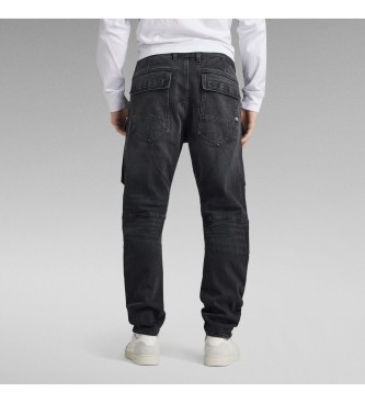 G-Star Spodnie 3D Tapered Denim Cargo w kolorze czarnym