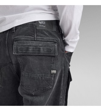 G-Star Spodnie 3D Tapered Denim Cargo w kolorze czarnym