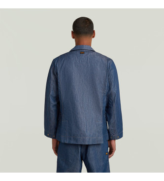 G-Star Camicia blu a 4 tasche