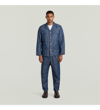 G-Star Camicia blu a 4 tasche