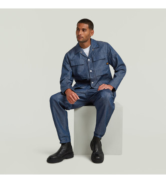 G-Star Camicia blu a 4 tasche