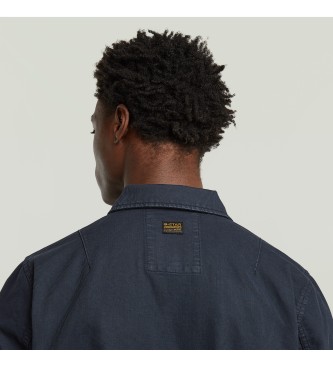 G-Star Camicia blu navy a 4 tasche