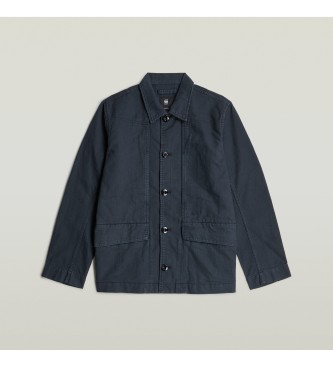 G-Star Camicia blu navy a 4 tasche