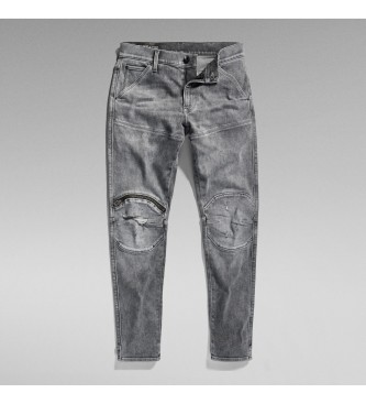 G-Star Jeans 5620 3D Zip Knee Skinny szary