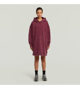 G-Star Burgundy A-line knit dress