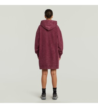 G-Star Burgundy A-line knit dress
