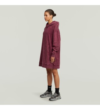 G-Star Burgundy A-line knit dress