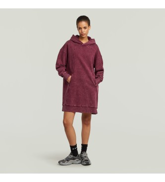 G-Star Burgundy A-line knit dress