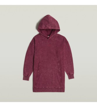 G-Star Burgundy A-line knit dress