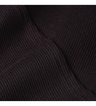 G-Star T-shirt A-Line Slim Rib Mock noir