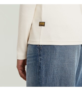 G-Star T-shirt A-Line Slim Rib beige