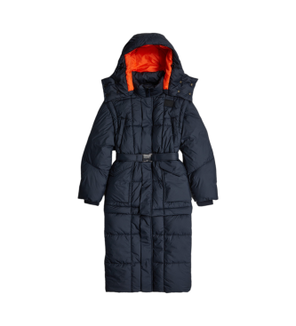 G-Star Modułowy wyściełany płaszcz z kapturem Modular Padded Hooded Coat Navy