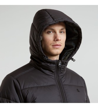 G-Star Puffer Hooded Quilted Coat black