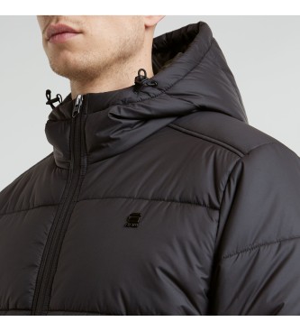 G-Star Puffer Hooded Quilted Coat black