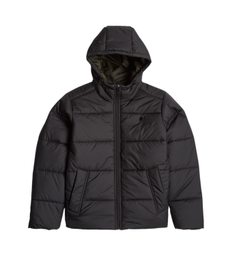 G-Star Puffer Hooded Quilted Coat black