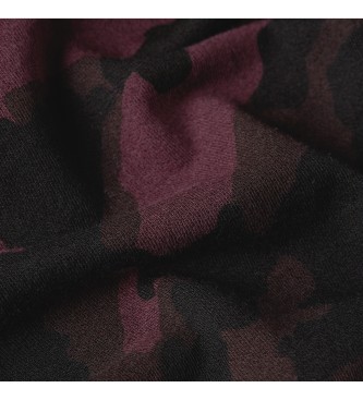 G-Star Slim T-shirt met alloverprint lila