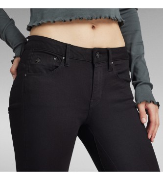 G-Star Jeans Arc 3D Mid Waist Skinny negro
