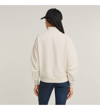 G-Star Asymmetrisk sweatshirt i beige