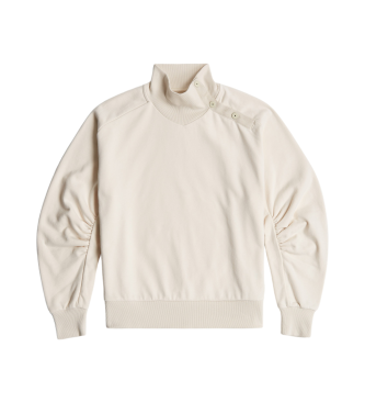 G-Star Asymmetrisk sweatshirt i beige