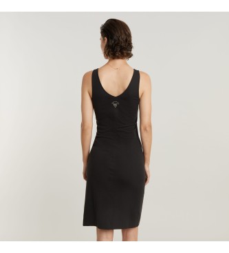 G-Star Asymetryczna sukienka w kolorze czarnym