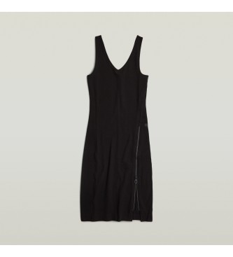 G-Star Asymmetrisches Kleid schwarz