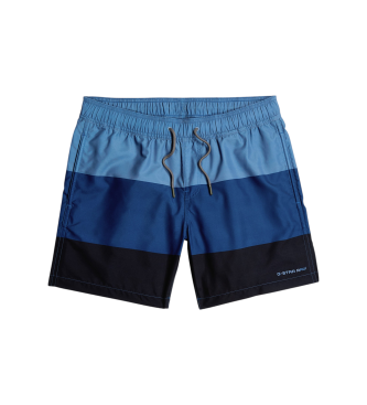 G-Star Dirik blauer Badeanzug Farbblock