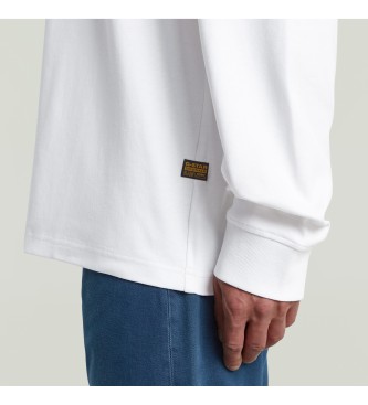 G-Star Embro Text Loose T-shirt p ryggen hvid