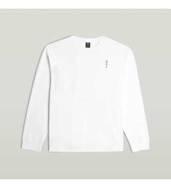G-Star Embro Text Loose T-shirt p ryggen hvid