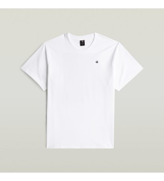 G-Star T-shirt Rcken Fotodruck Lose wei
