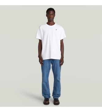 G-Star T-shirt Rcken Fotodruck Lose wei