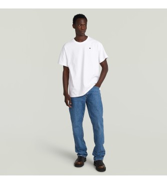 G-Star T-shirt Rcken Fotodruck Lose wei