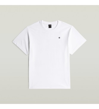 G-Star T-shirt Rcken Fotodruck Lose wei