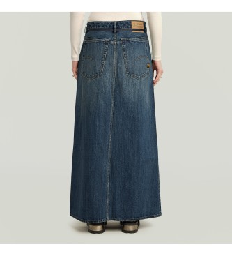 G-Star Spódnica baggy maxi niebieska