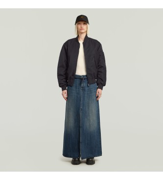 G-Star Spódnica baggy maxi niebieska