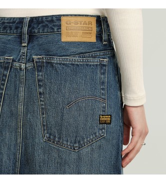 G-Star Spódnica baggy maxi niebieska