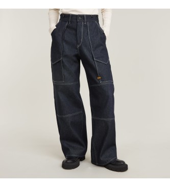 G-Star Jeans larghi alti utili a botte blu