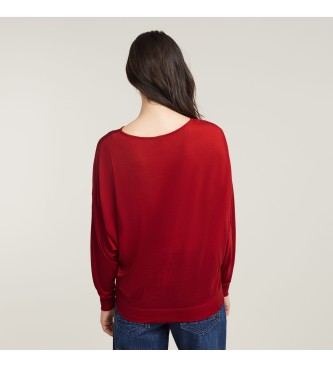 G-Star Blouse  ailes de chauve-souris marron