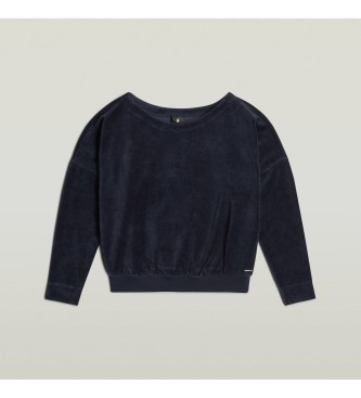 G-Star Batwing Sweatshirt aus Samt, navy