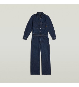 G-Star Belted 3D Loose jumpsuit navy
