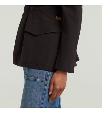 G-Star Giacca nera con cintura