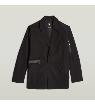 G-Star Giacca nera con cintura