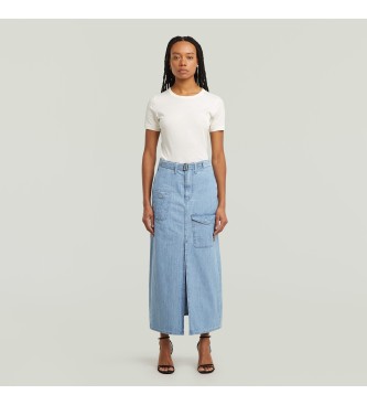 G-Star Belted Cargo long skirt blue