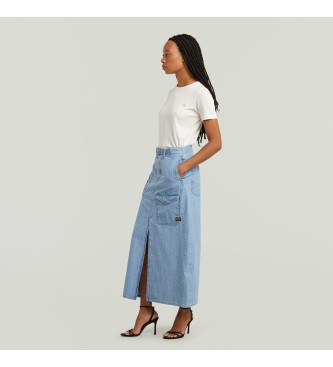 G-Star Belted Cargo long skirt blue