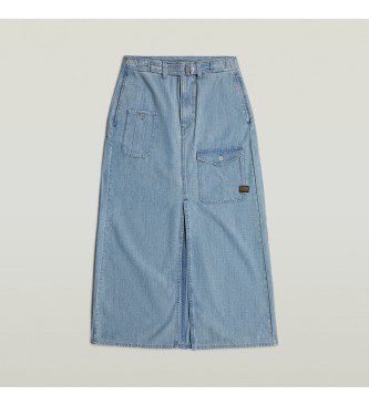 G-Star Belted Cargo long skirt blue